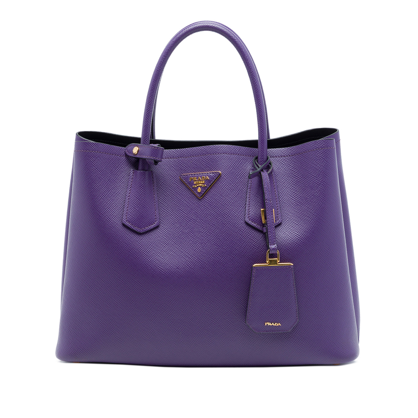 Medium Saffiano Cuir Double Satchel - Image 1