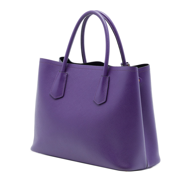 Medium Saffiano Cuir Double Satchel - Image 2