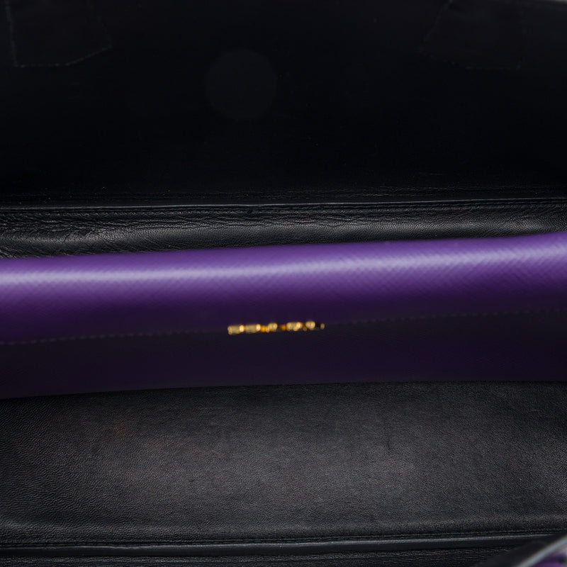Medium Saffiano Cuir Double Satchel - Image 4