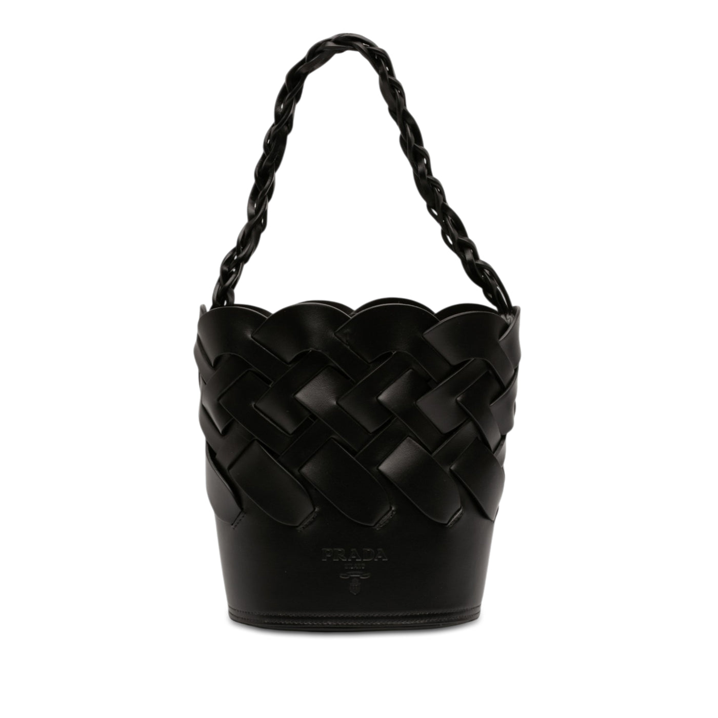 Vitello Intreccio Tress Bucket Bag - Image 1