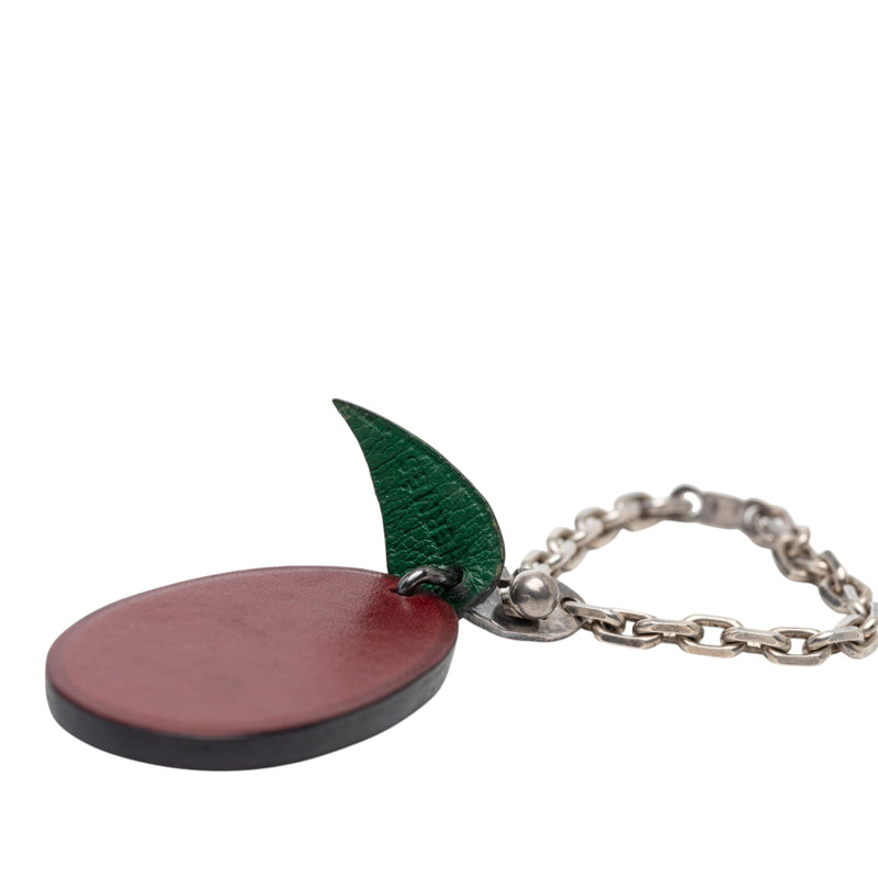 Leather Plum Bag Charm - Image 3
