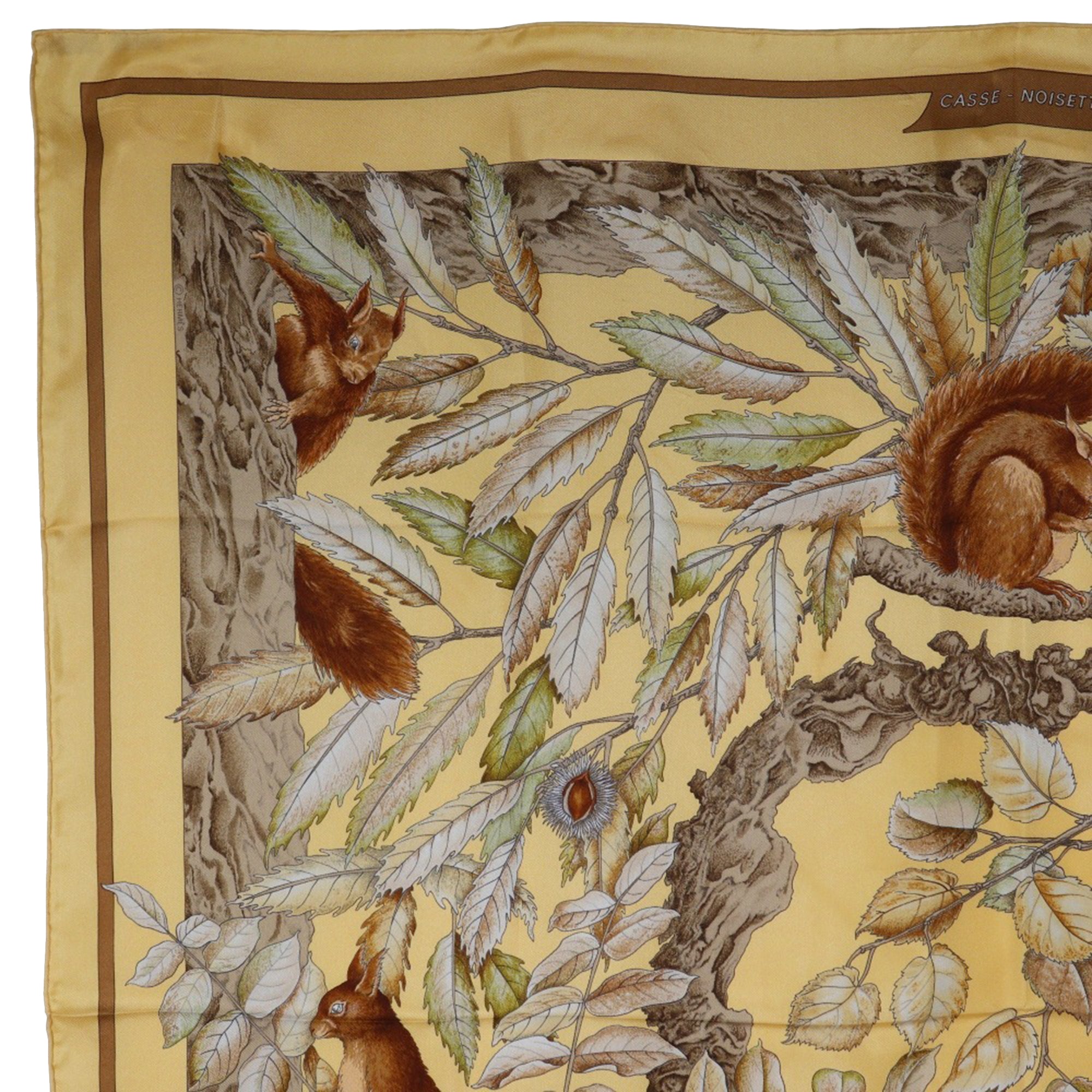 Casse Noisette Silk Scarf 90 - Image 3