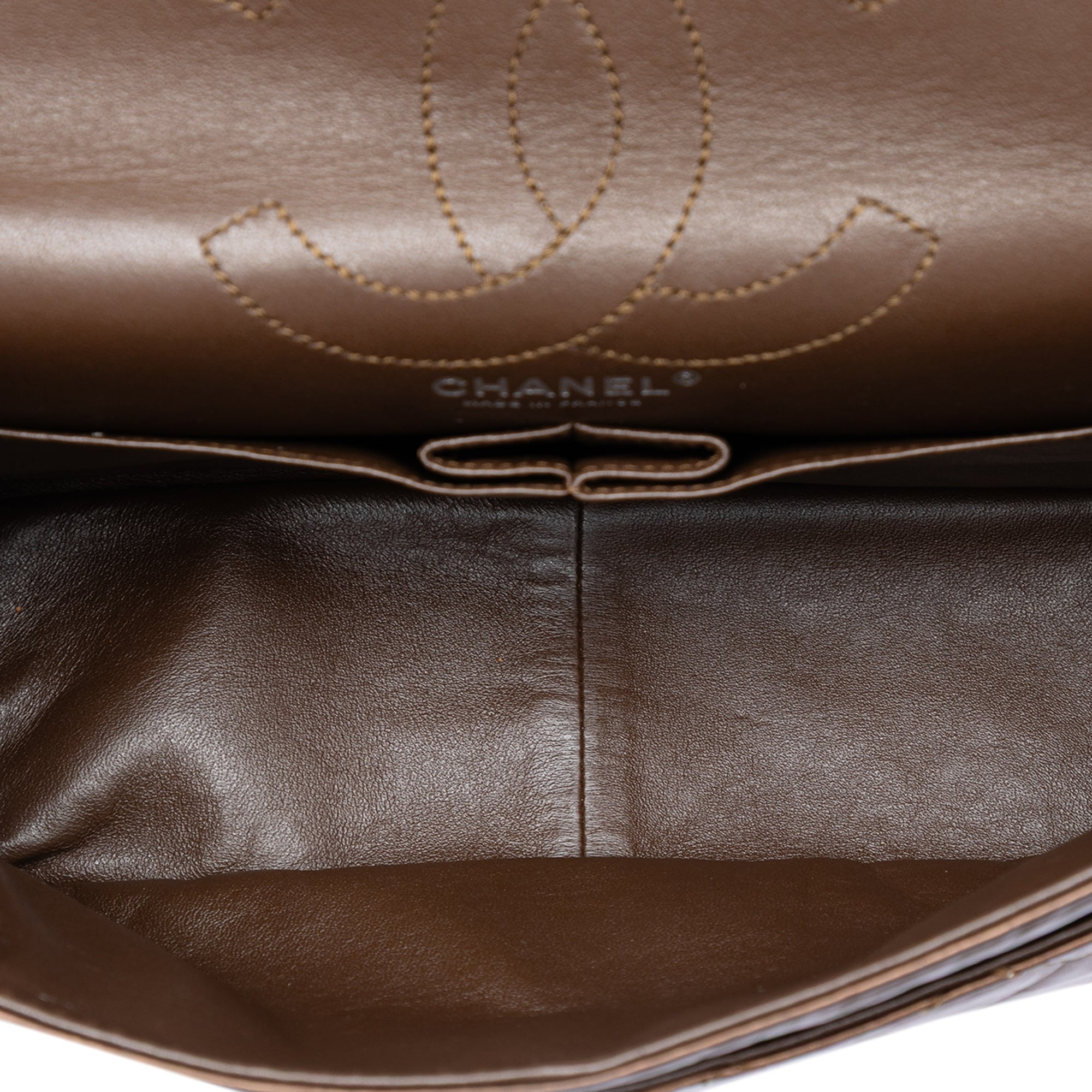 Quilted Metallic Aged Calfskin Reissue 2.55 Double Flap 226 - Image 4
