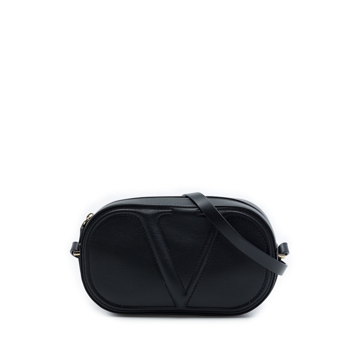 Leather VLogo Walk Crossbody - Image 1