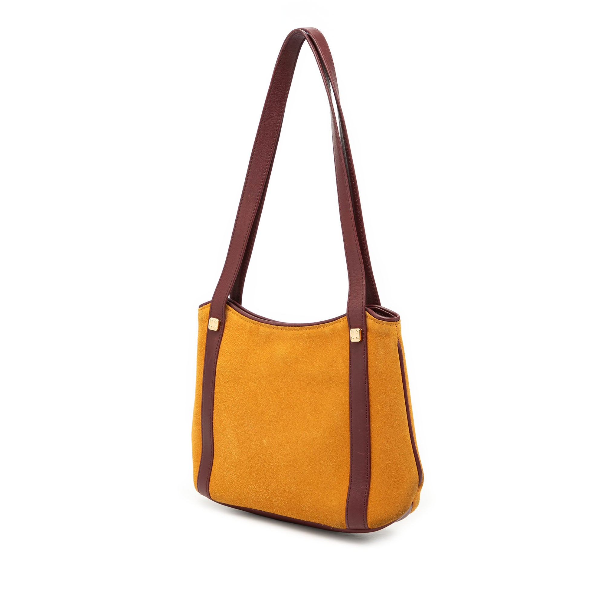 Suede Anagram Shoulder Bag - Image 2
