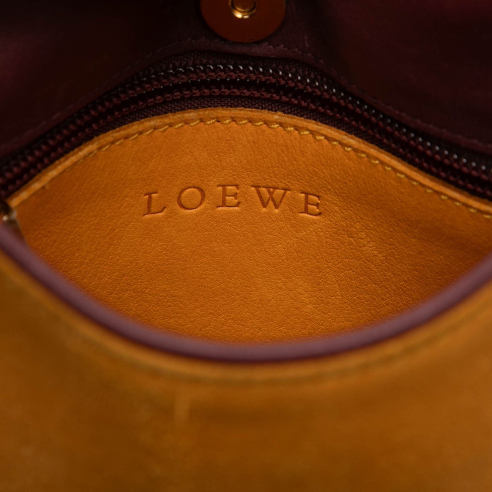 Suede Anagram Shoulder Bag - Image 5