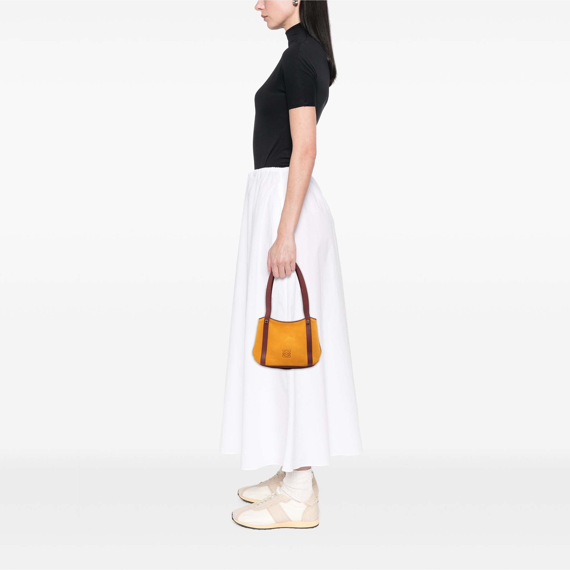 Suede Anagram Shoulder Bag - Image 7