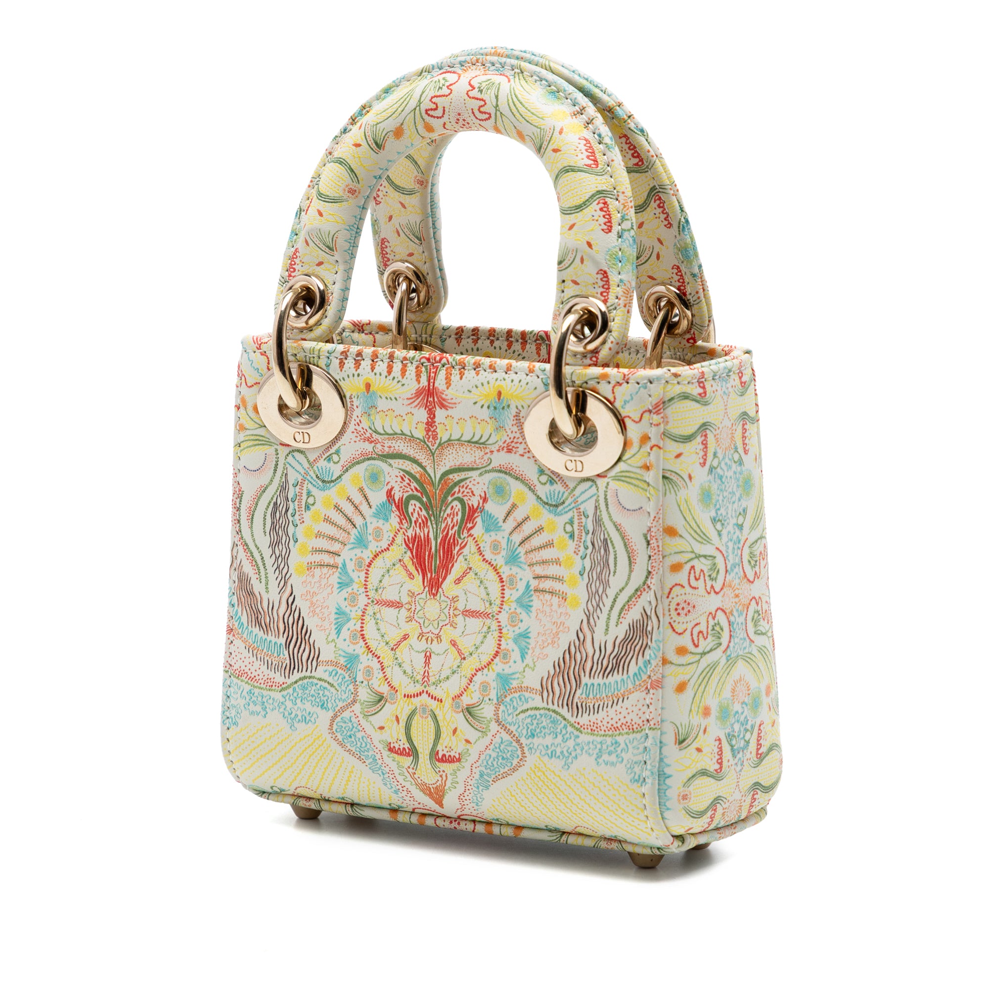 Micro Calfskin In Lights Lady Dior - Image 2