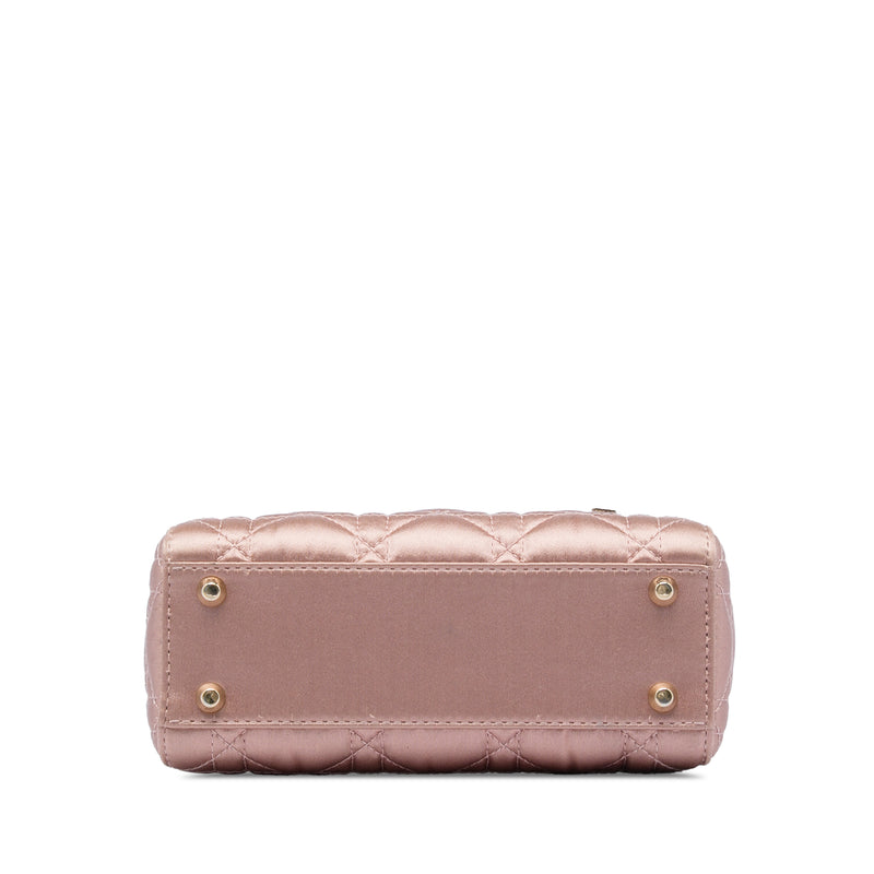 Mini Satin Cannage Swarovski Crystal Lady Dior - Image 3