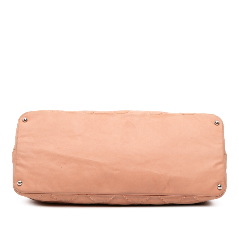Small Iridescent Calfskin Sea Hit Tote - Image 3
