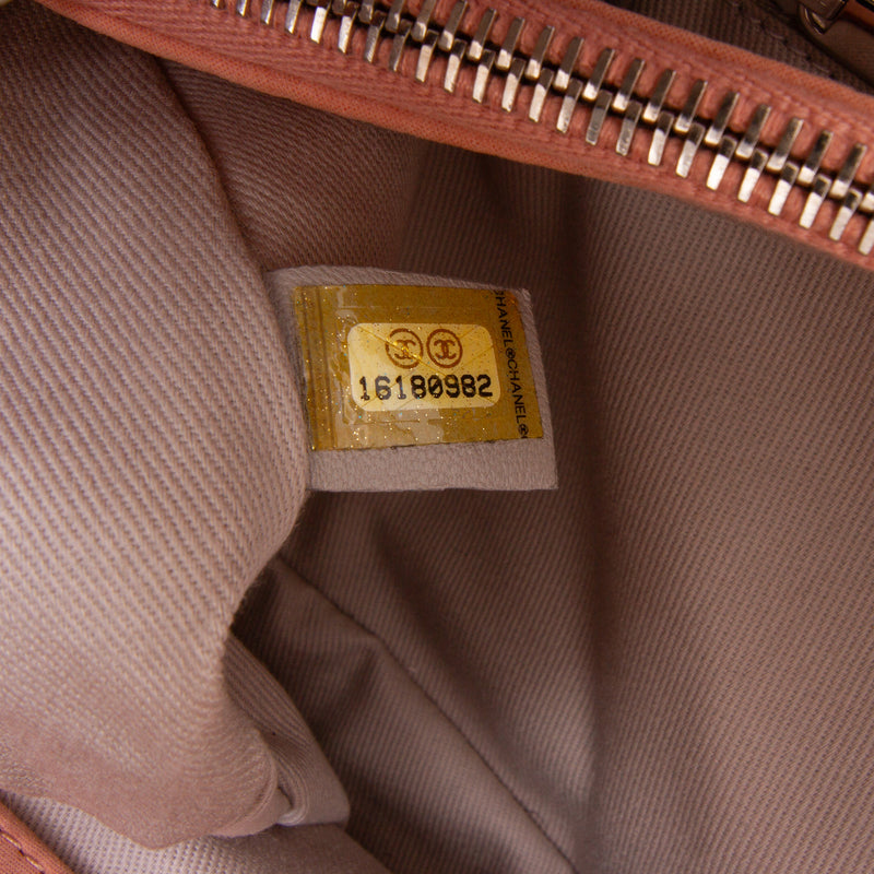 Small Iridescent Calfskin Sea Hit Tote - Image 6