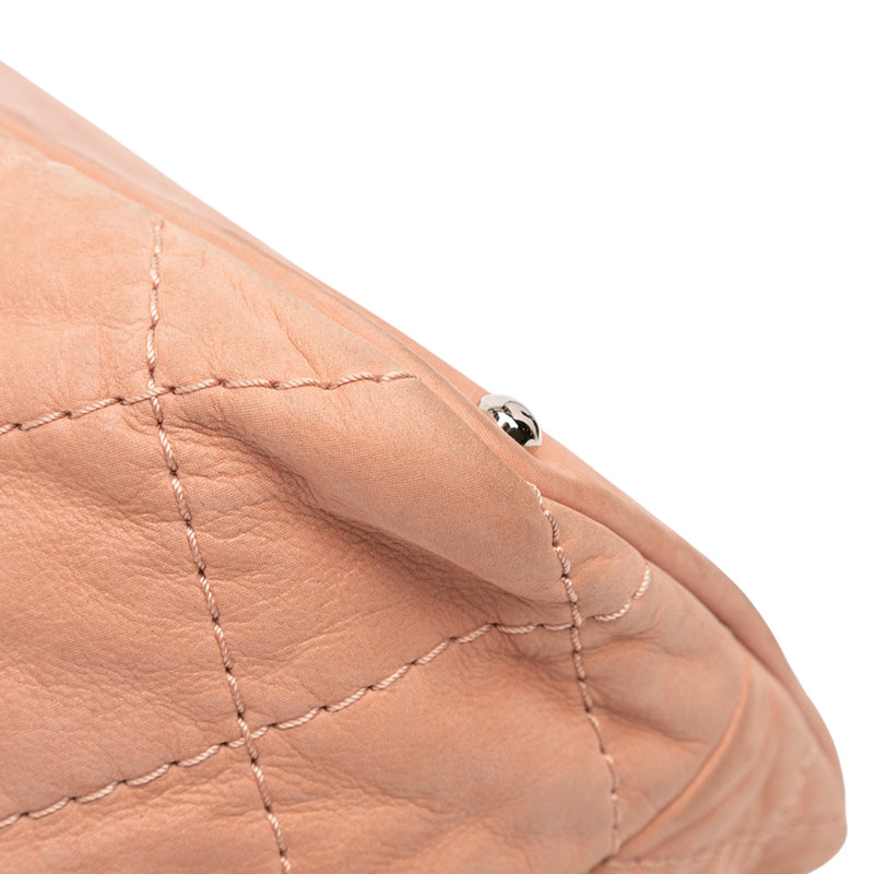 Small Iridescent Calfskin Sea Hit Tote - Image 7