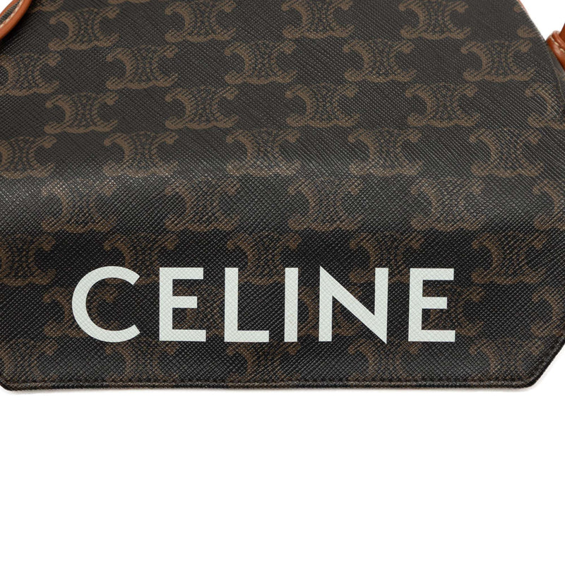 Triomphe Coated Canvas Logo Triangle Crossbody - Image 5