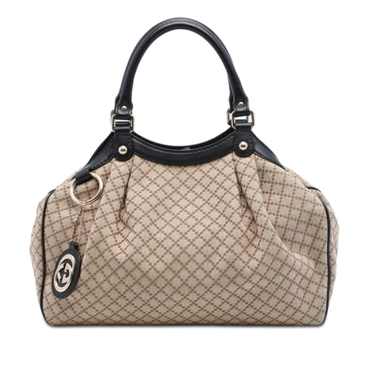 Medium Diamante Canvas Sukey Tote - Image 1