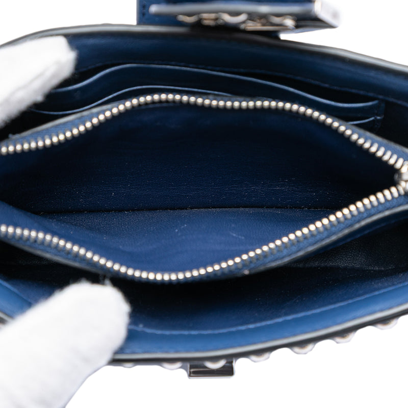 City Calfskin Studded Elektra Turn Lock Clutch - Image 4