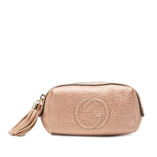 Leather Soho Cosmetic Pouch - Image 1