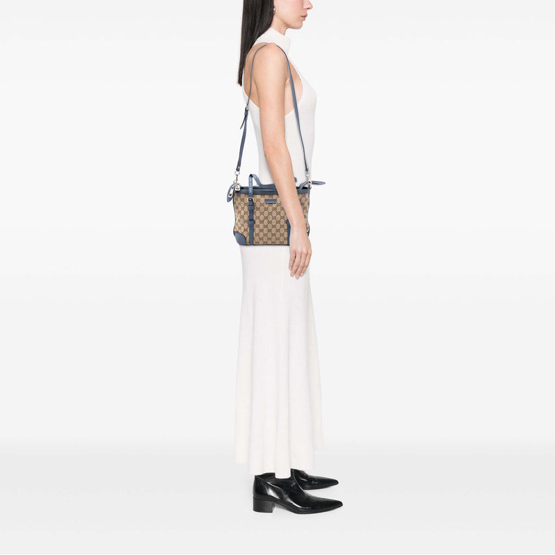 GG Canvas Satchel - Image 7