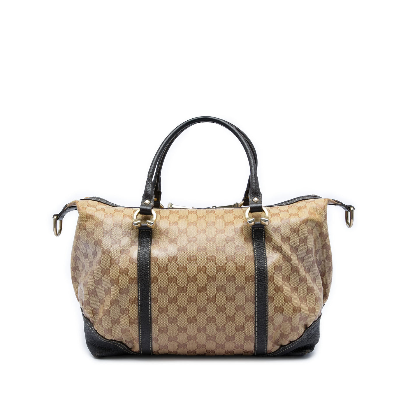 GG Crystal Horsebit Nail Boston Bag - Image 1
