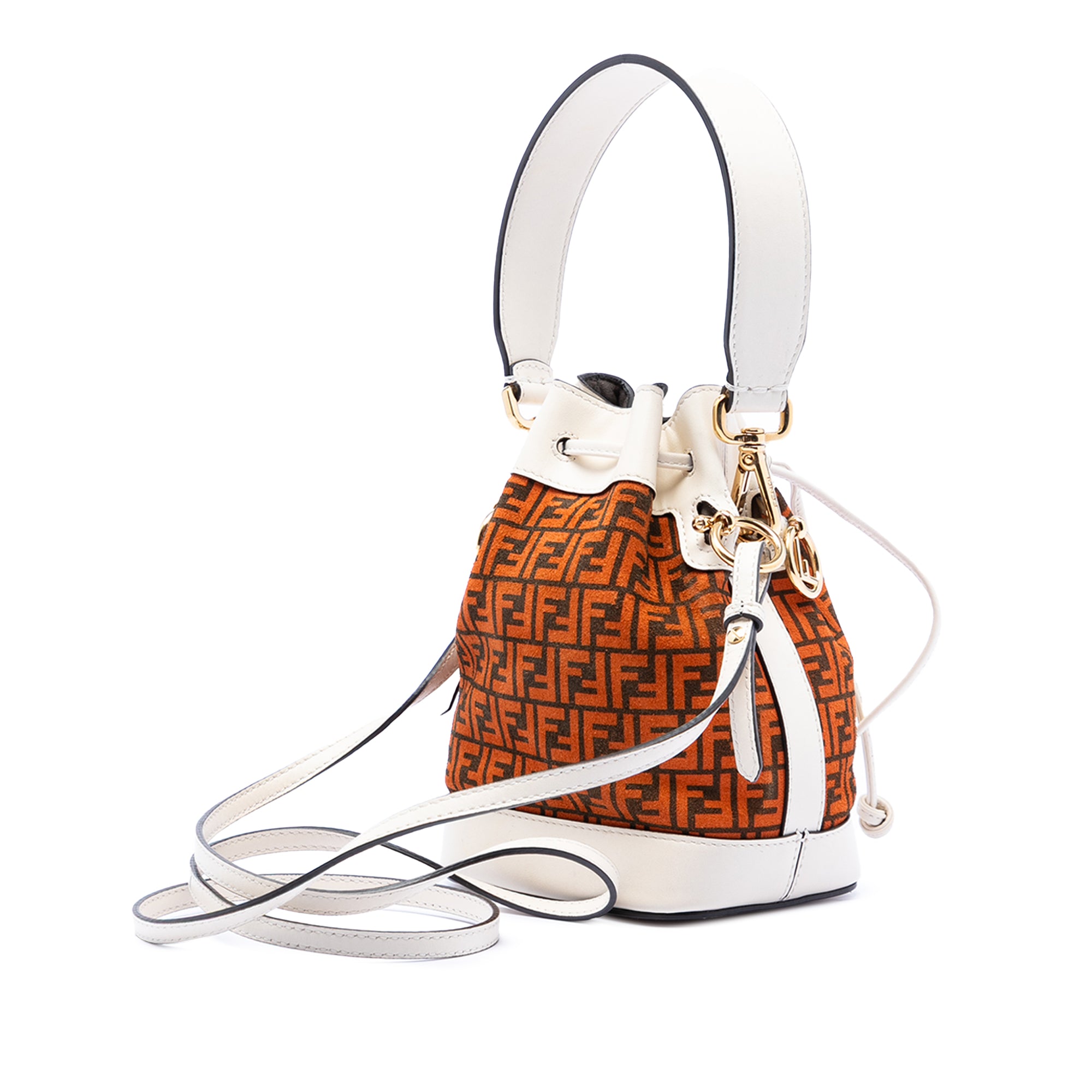 Mini Zucca Suede Mon Tresor Bucket Bag - Image 2
