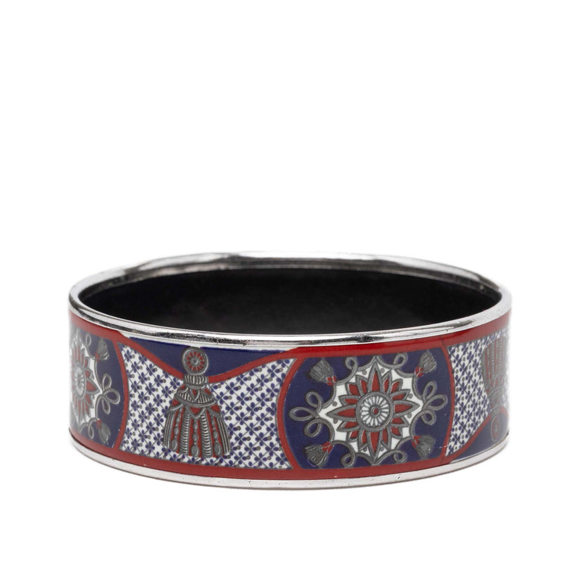 Wide Passementerie Enamel Bangle 65 - Image 2
