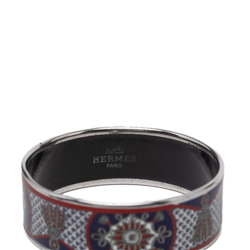 Wide Passementerie Enamel Bangle 65 - Image 4