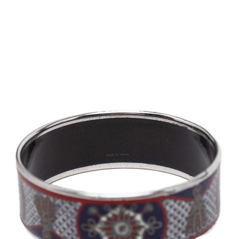 Wide Passementerie Enamel Bangle 65 - Image 5