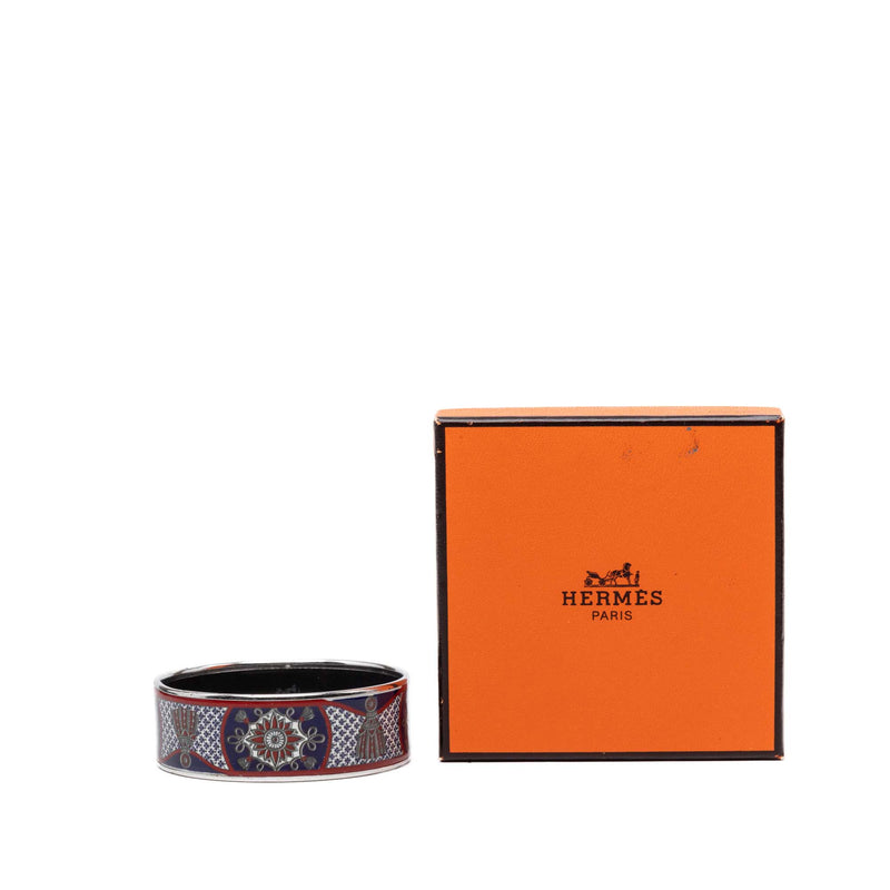 Wide Passementerie Enamel Bangle 65 - Image 6