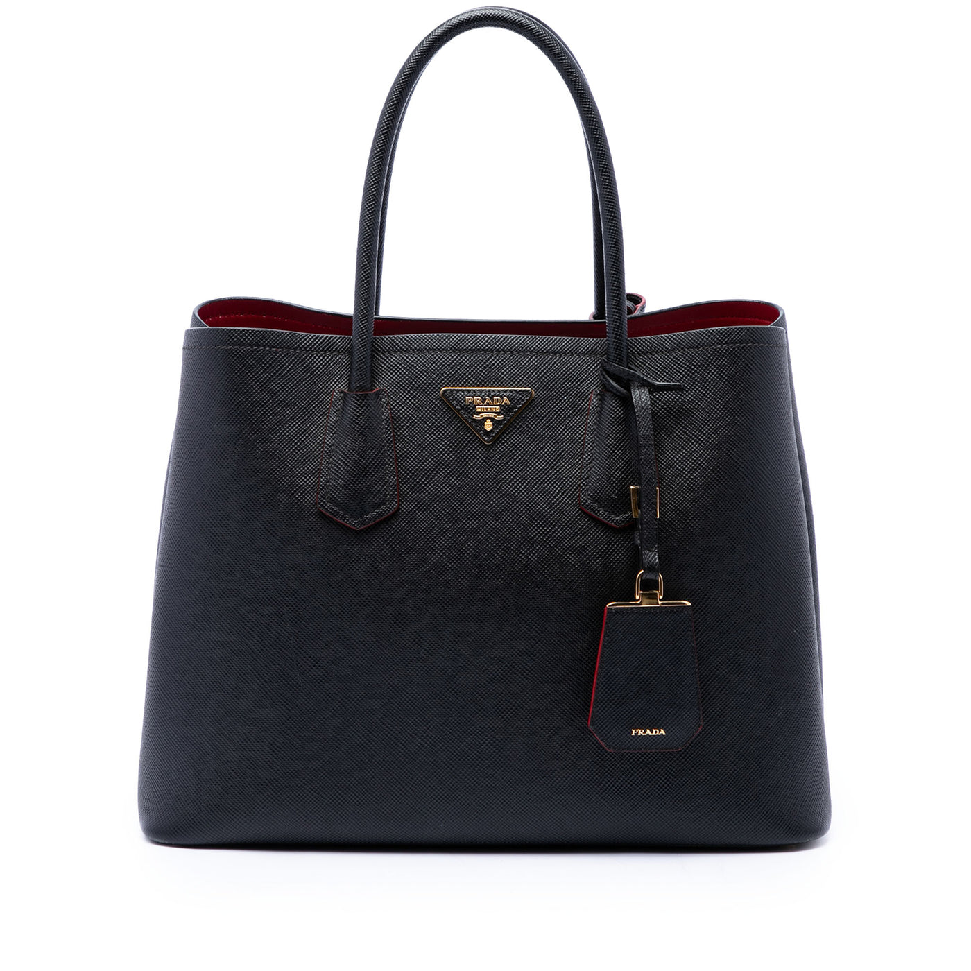 Large Saffiano Cuir Double Satchel - Image 1