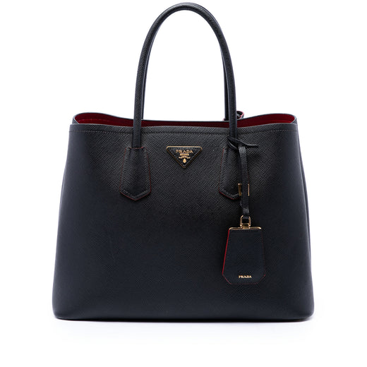 Large Saffiano Cuir Double Satchel - Image 1