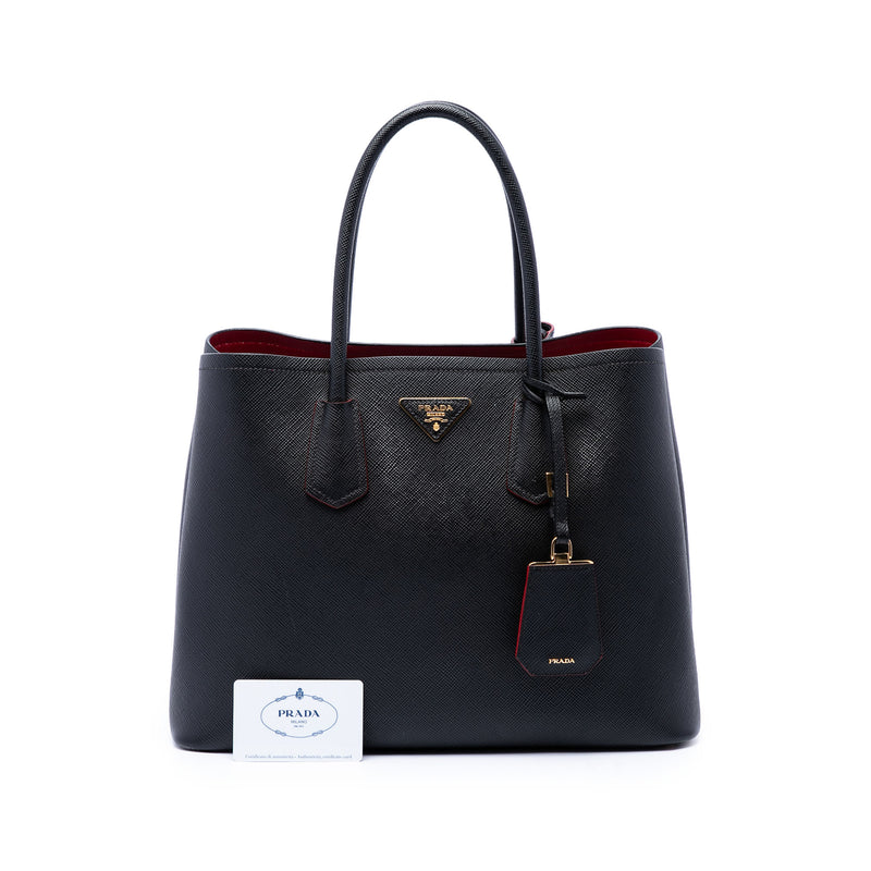 Large Saffiano Cuir Double Satchel - Image 7