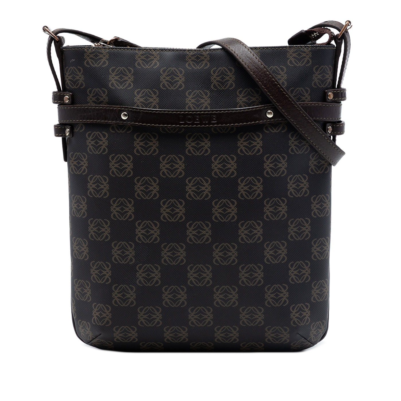 Anagram Coated Canvas Crossbody - Image 1