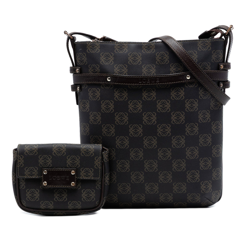 Anagram Coated Canvas Crossbody - Image 7