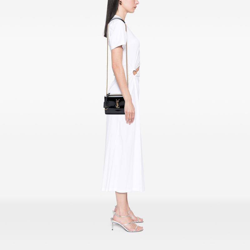 Small Patent Monogram Sunset Crossbody - Image 7