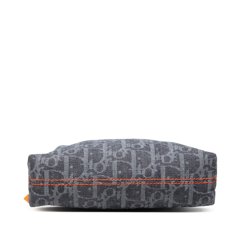 Oblique Denim Flight Cosmetic Pouch - Image 3