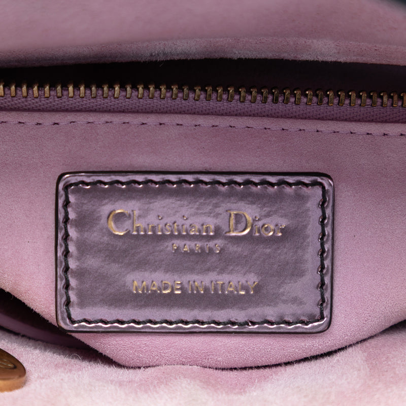 Mini Metallic Patent Lady Dior - Image 5
