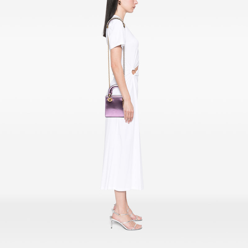 Mini Metallic Patent Lady Dior - Image 7