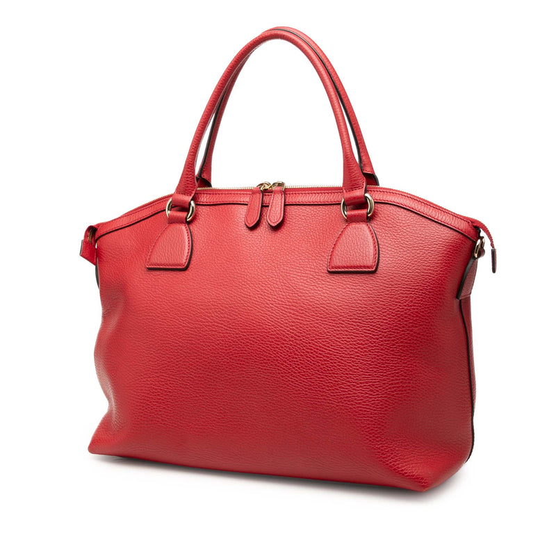 Large Dollar Calfskin GG Charm Dome Satchel - Image 2