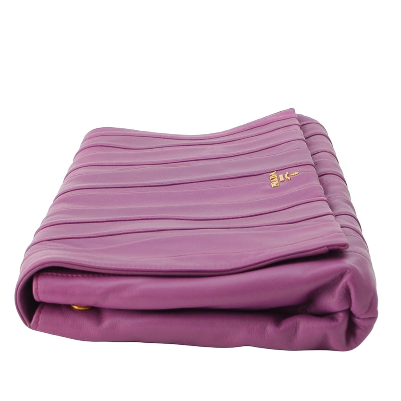 Nappa Waves Stripe Clutch - Image 13