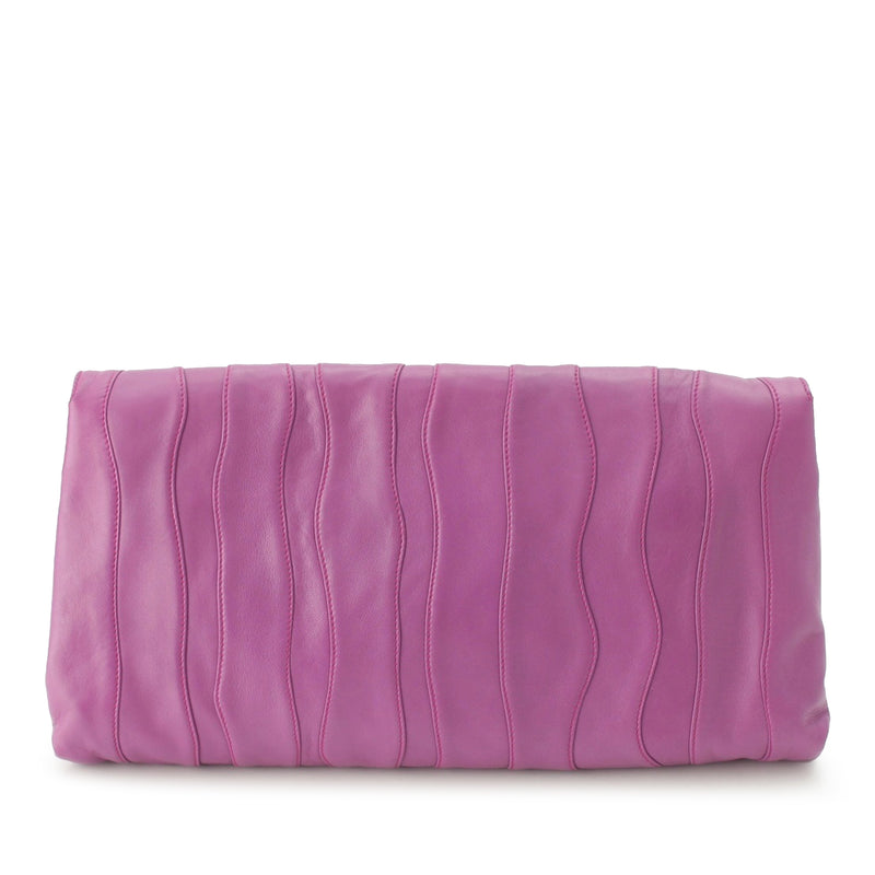 Nappa Waves Stripe Clutch - Image 2