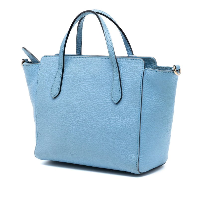 Mini Leather Swing Satchel - Image 2