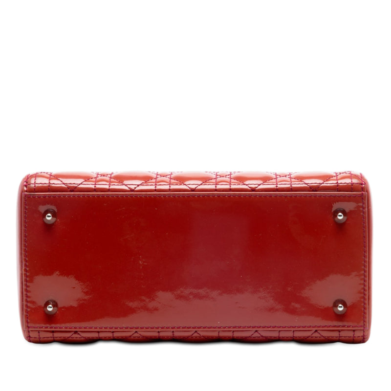 Medium Patent Cannage Lady Dior - Image 3