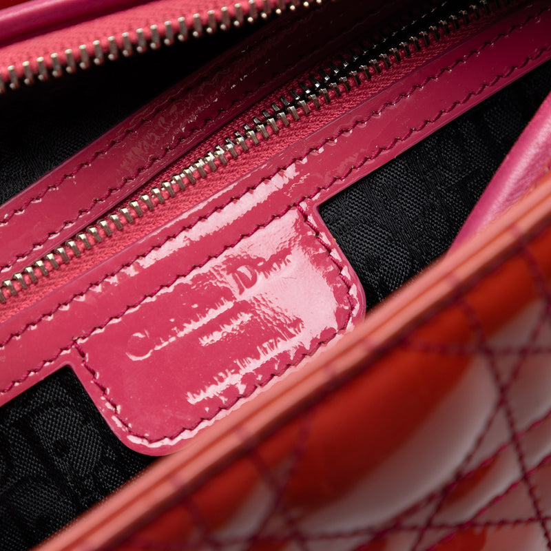 Medium Patent Cannage Lady Dior - Image 5