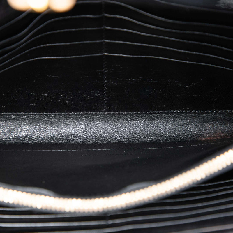 Medium Floral Beaded Velvet Monogram Kate Crossbody - Image 4