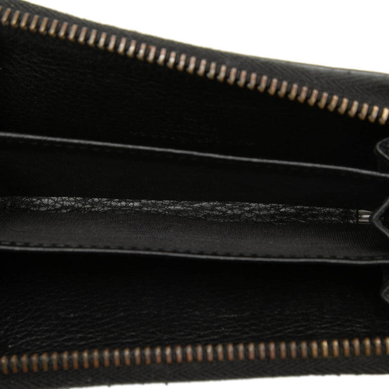Grained Calfskin Logo Zip Around Coin Pouch - Image 4