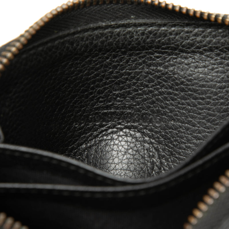 Grained Calfskin Logo Zip Around Coin Pouch - Image 5