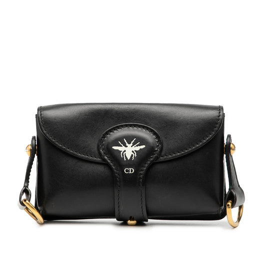 Mini Leather D Bee Saddle Bag - Image 1