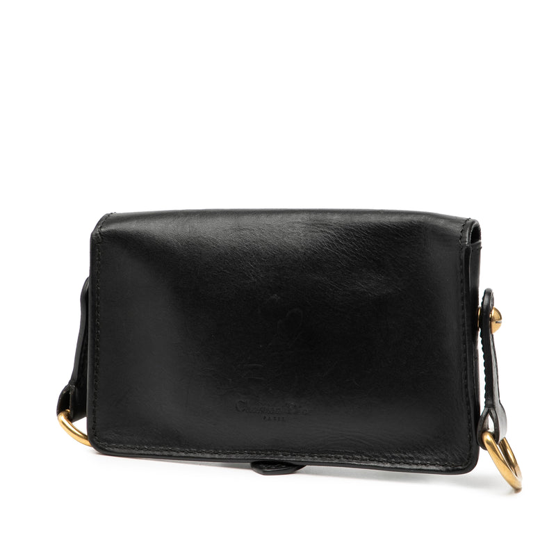 Mini Leather D Bee Saddle Bag - Image 2