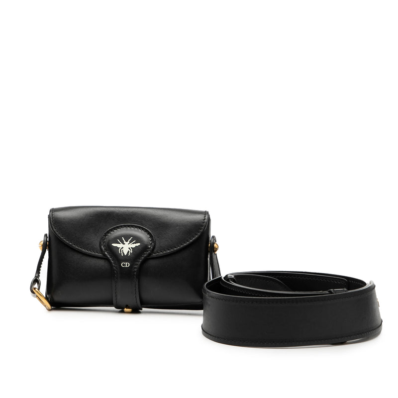 Mini Leather D Bee Saddle Bag - Image 8