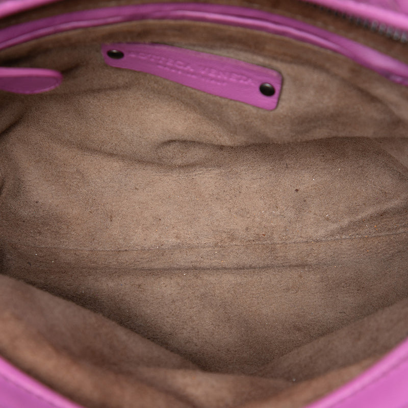 Nappa Intrecciato Nodini Double Zip Crossbody - Image 4
