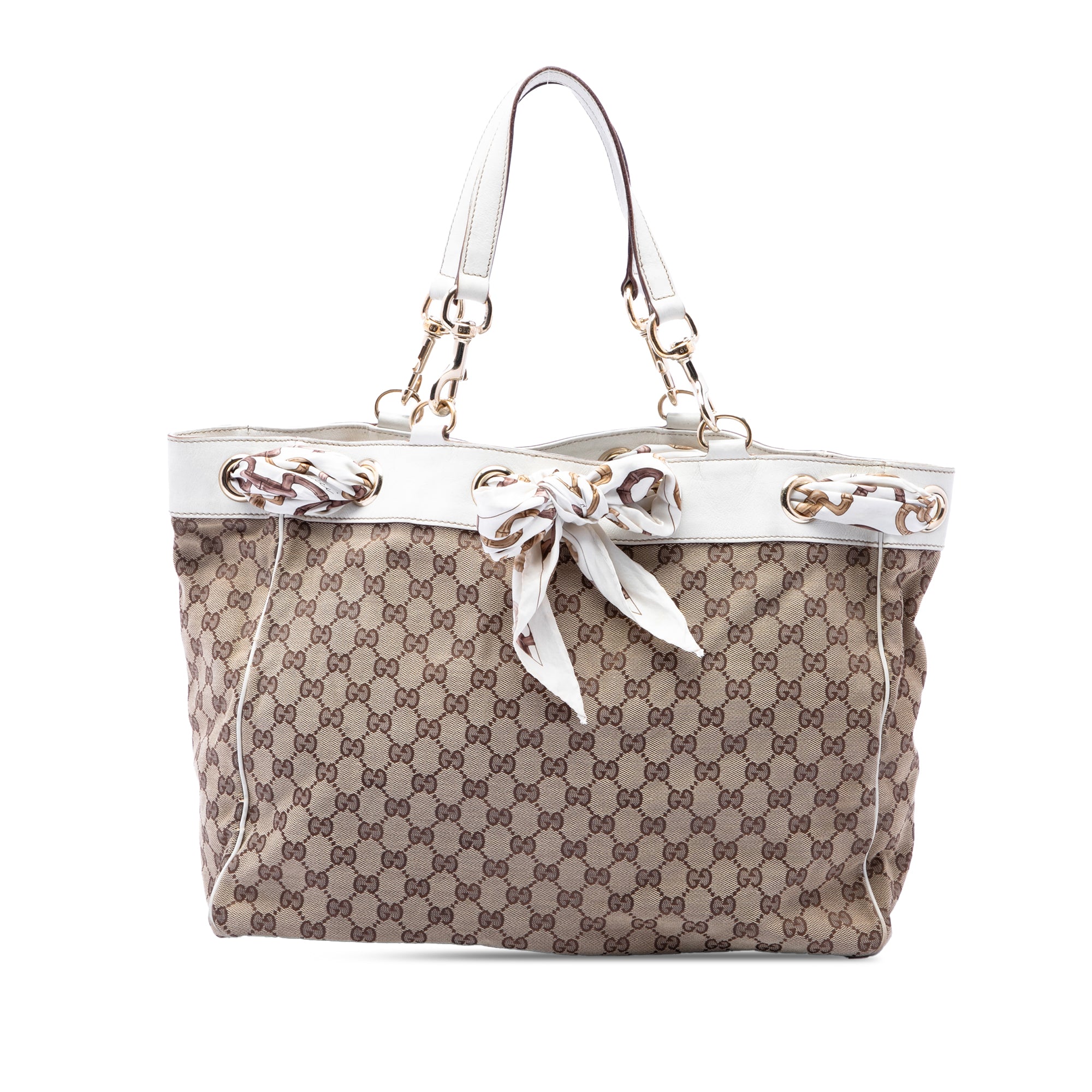 Large GG Canvas Positano Tote - Image 1
